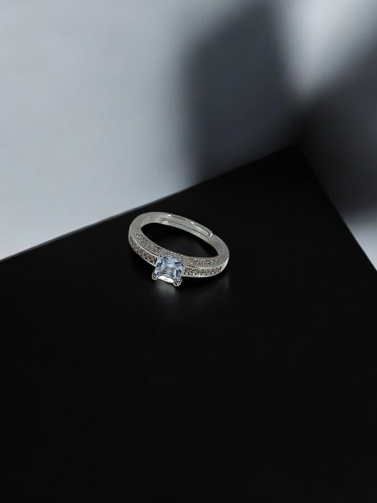 Timeless Solitaire Adjustable Ring