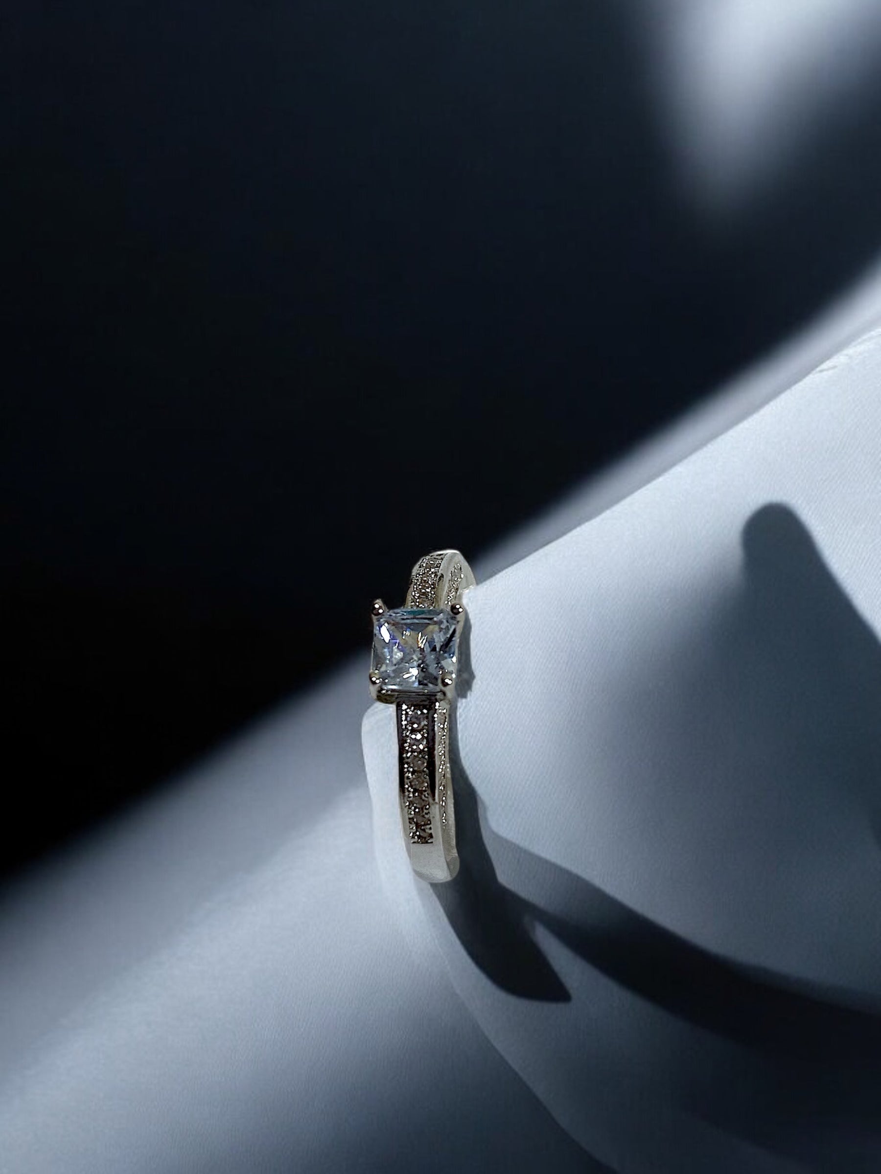 Timeless Solitaire Adjustable Ring