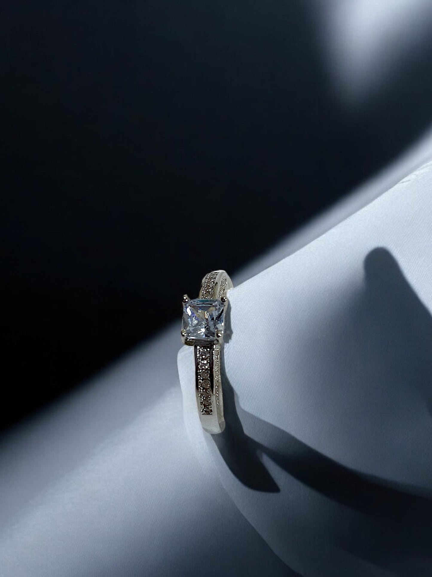 Timeless Solitaire Adjustable Ring