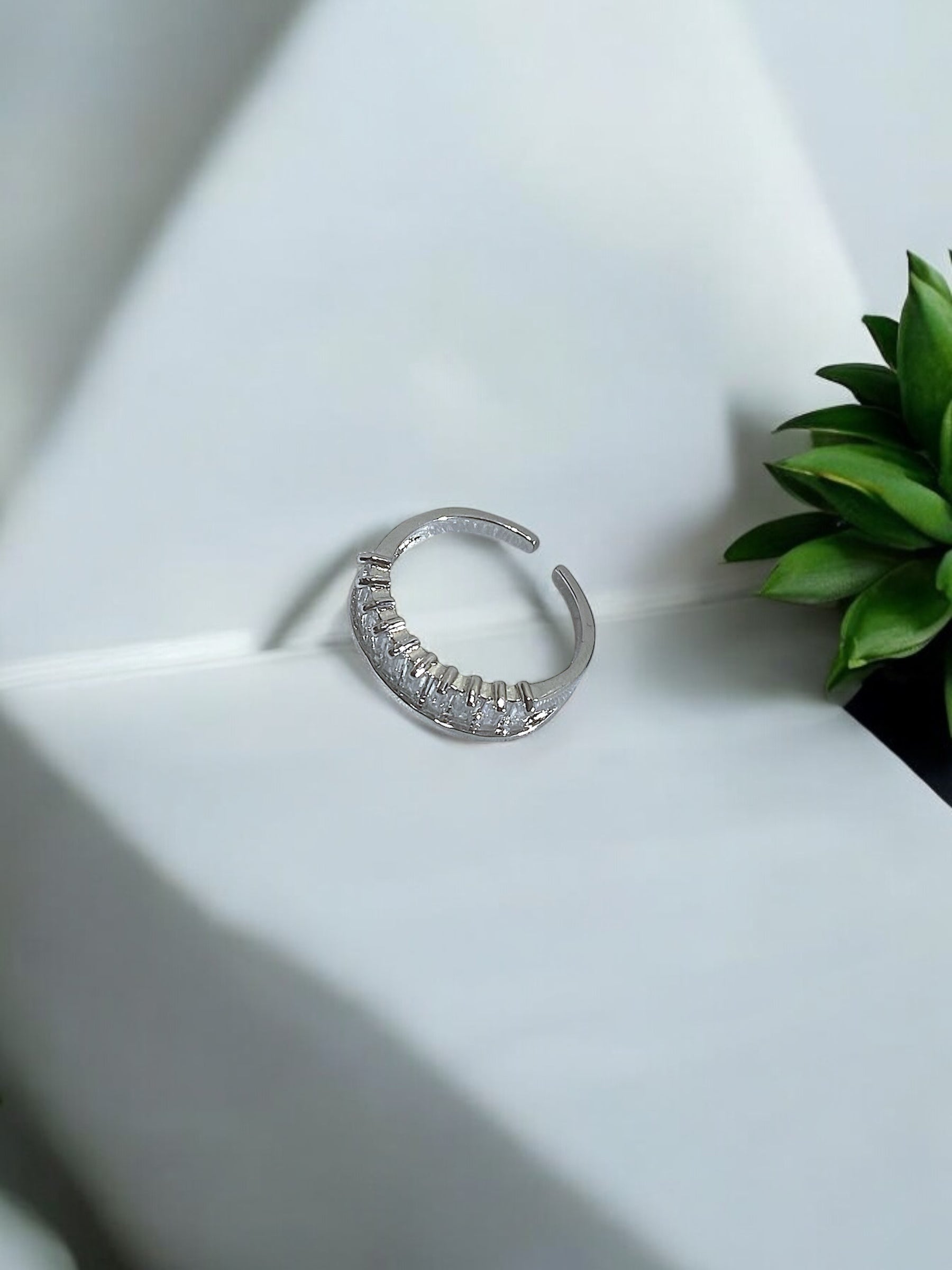 Celestial Silver Adjustable Ring