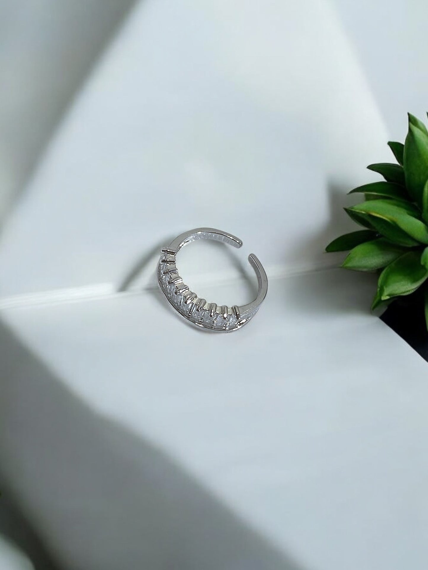 Celestial Silver Adjustable Ring