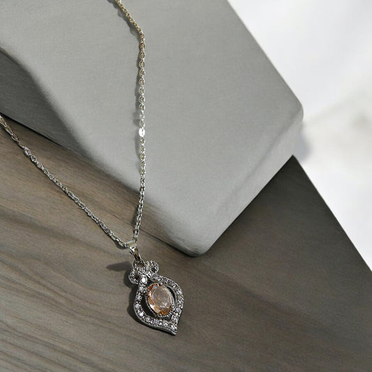 Regal Glow Pendant Necklace