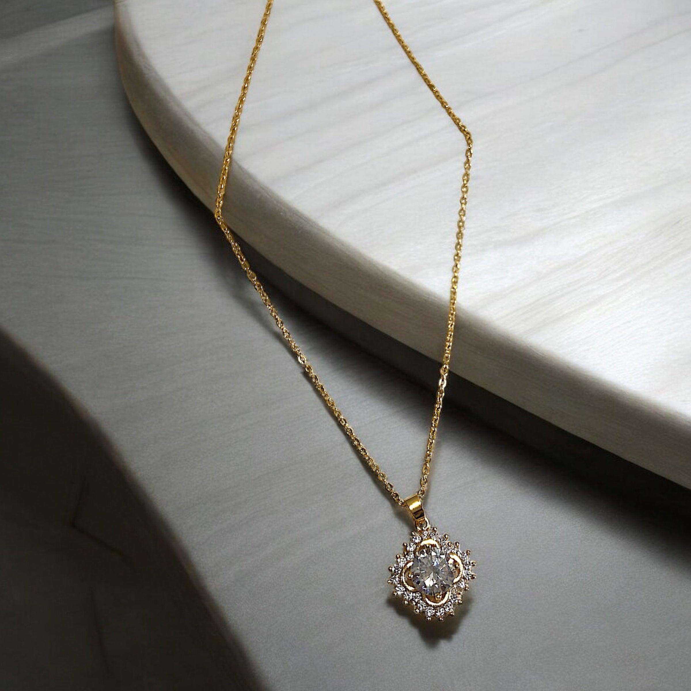 Radiant Royal Gold Necklace