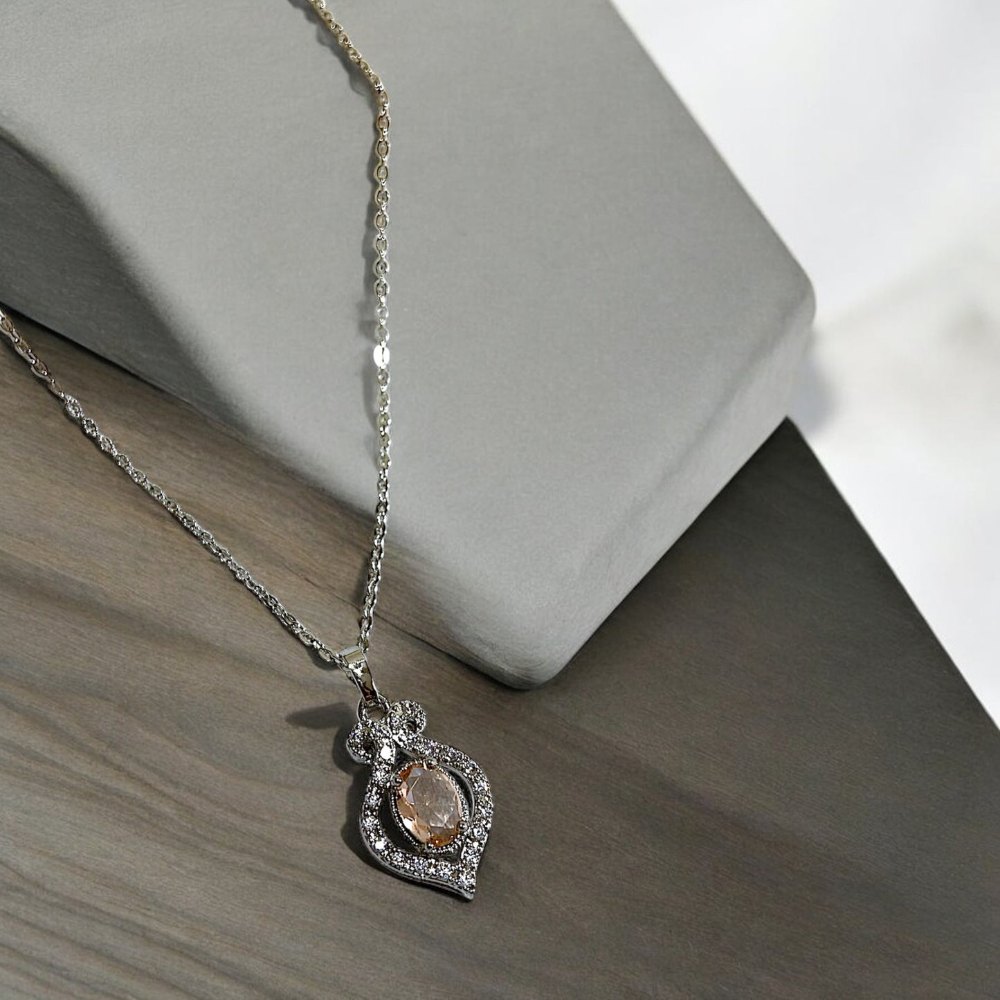 Regal Glow Pendant Necklace