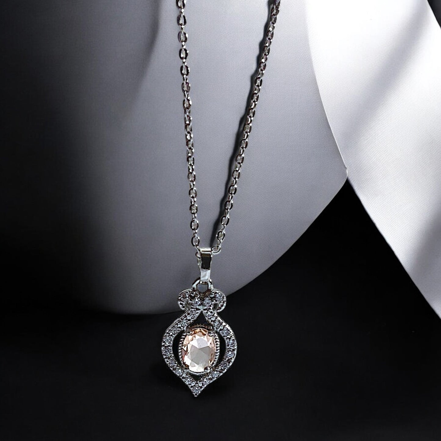 Regal Glow Pendant Necklace